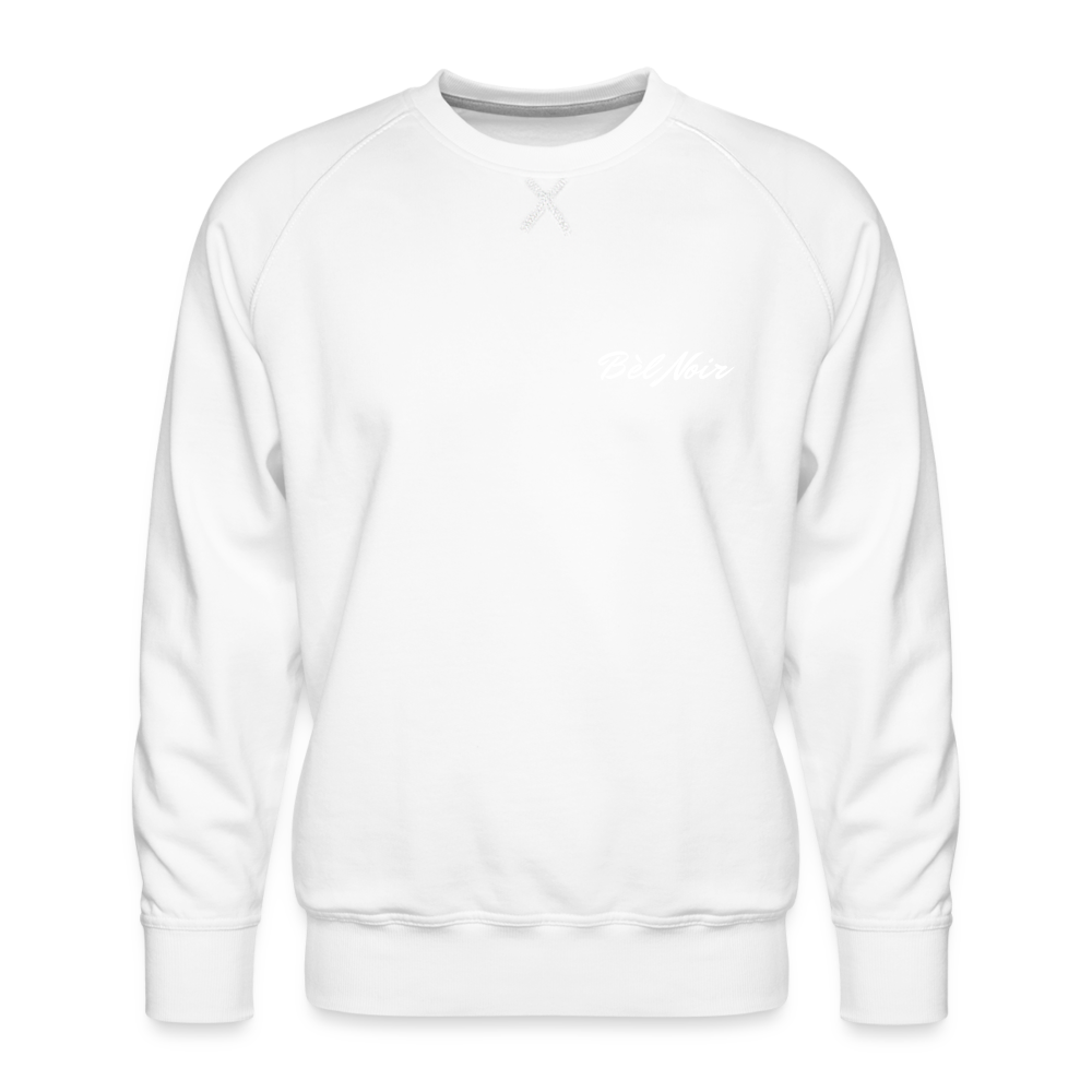 Premium Bèl Noir Basic Sweatshirt - white